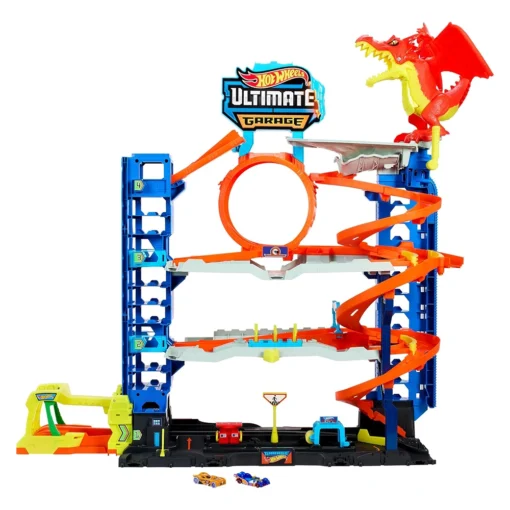 Hot Wheels Ultimate Garage - Car-Eating Dragon Playset