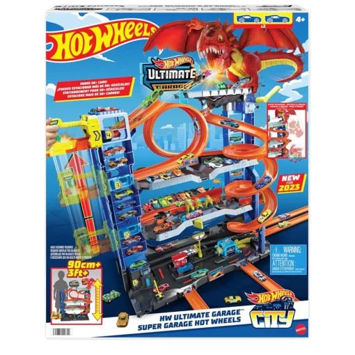 Hot Wheels Ultimate Garage - Car-Eating Dragon Playset - Image 6
