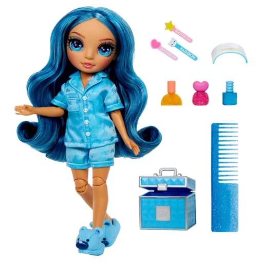 Rainbow High Jr High PJ Party – Skyler, Blue 9″ - Image 2
