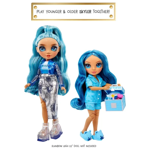 Rainbow High Jr High PJ Party – Skyler, Blue 9″ - Image 4