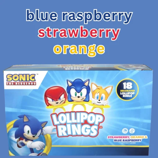 Sonic the Hedgehog Individually Wrapped Lollipop Rings - Image 5