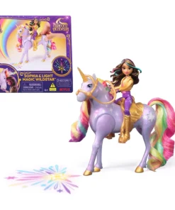 Unicorn Academy, Sophia & Light Magic Wildstar with Rainbow Light-up Effects